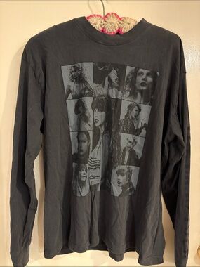 Taylor Swift the eras tour black long sleeve tee